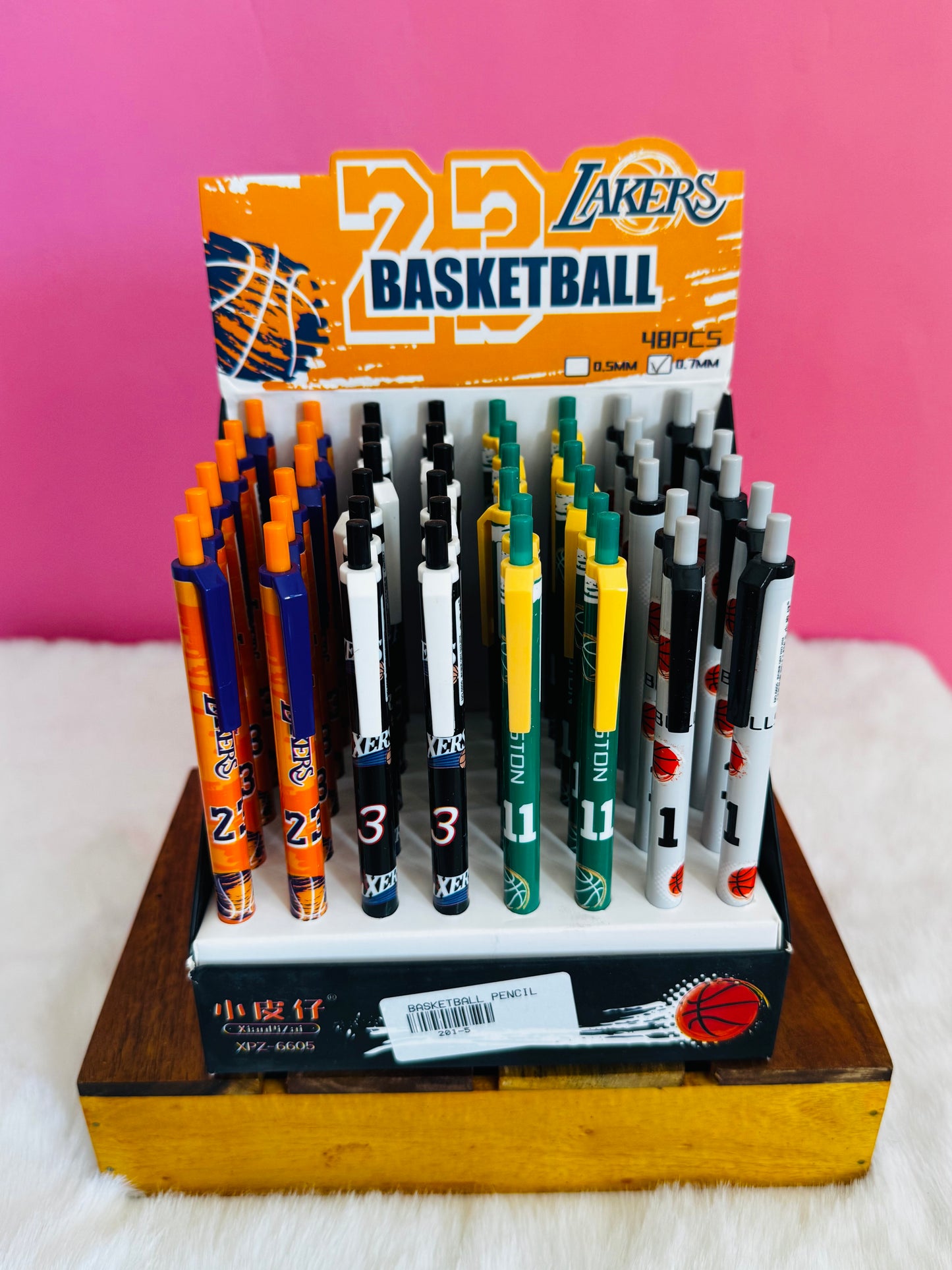 Basketball pencils