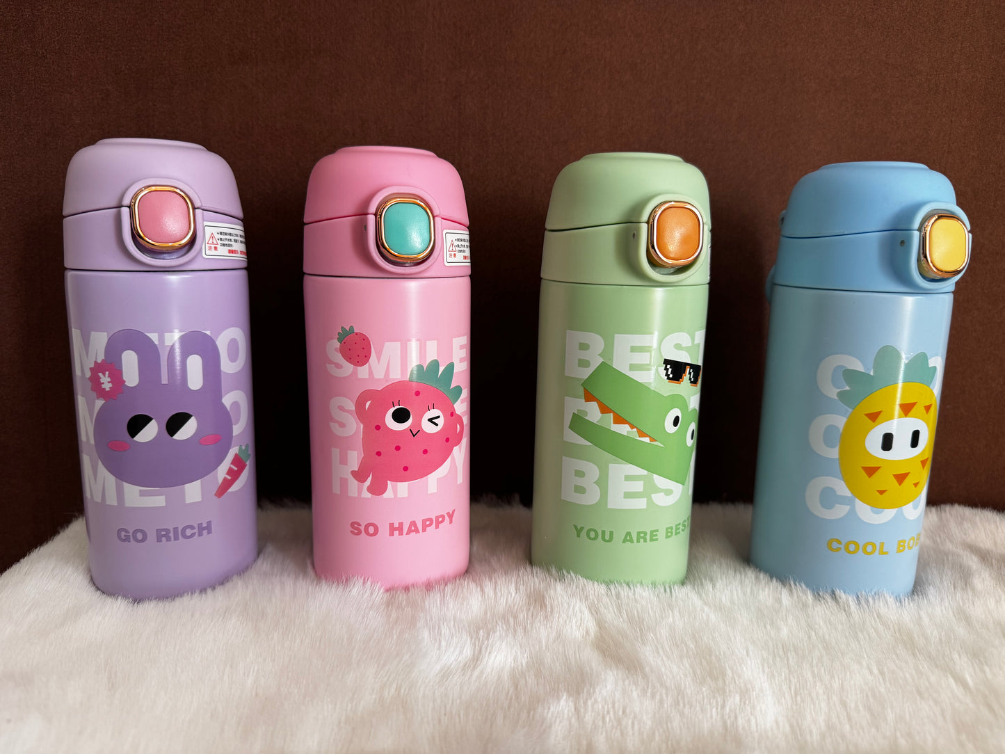 Mini stainless steel open mouth bottle