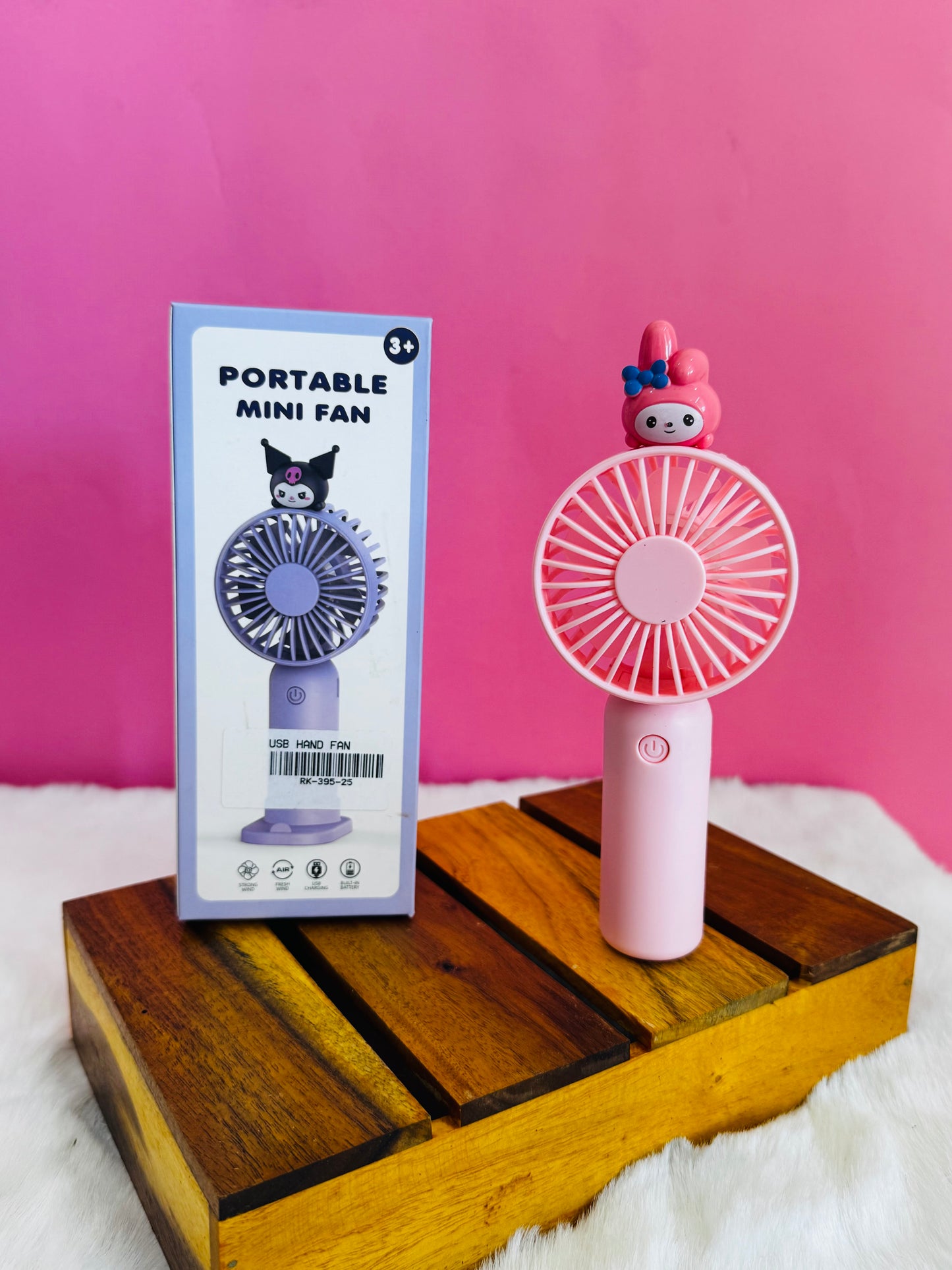 Sanrio portable mini fan