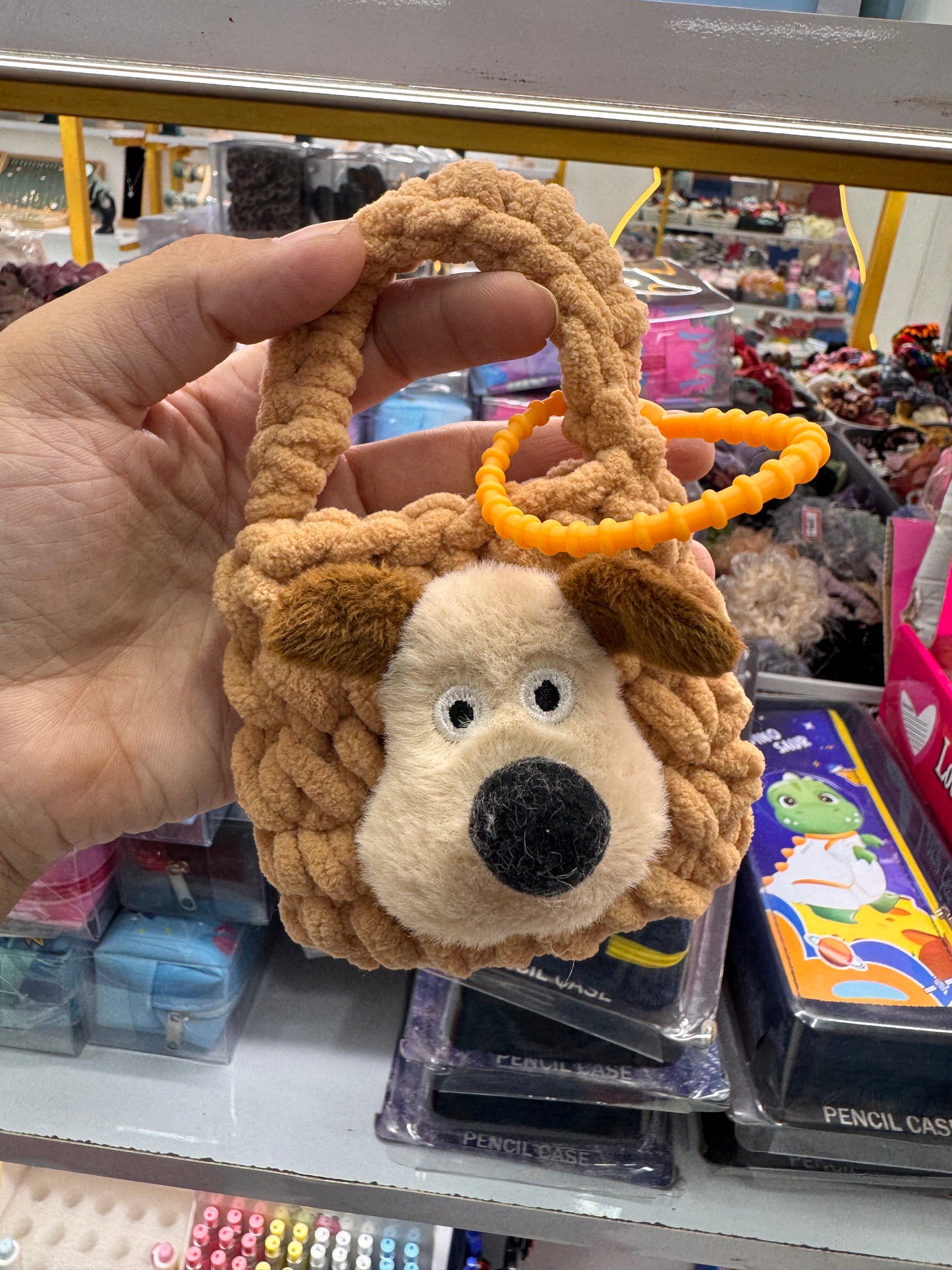 Snoopy crochet coin pouch