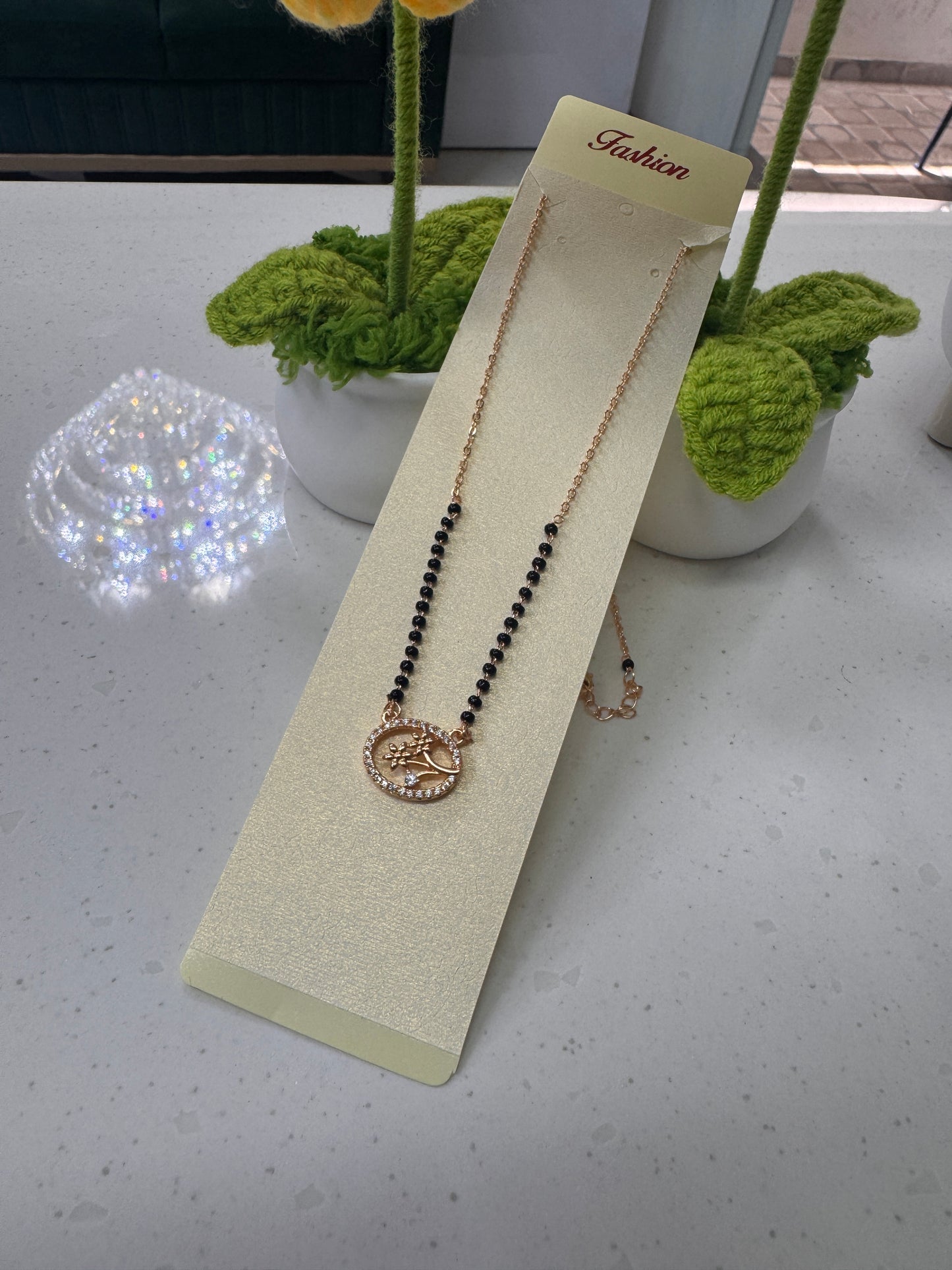 Oval mangalasutra