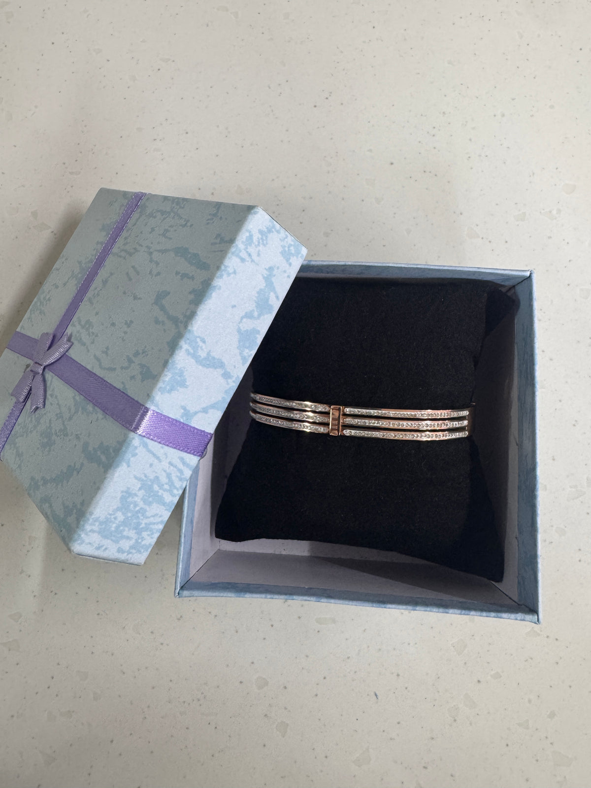 Tri-layer Rose Gold Kada