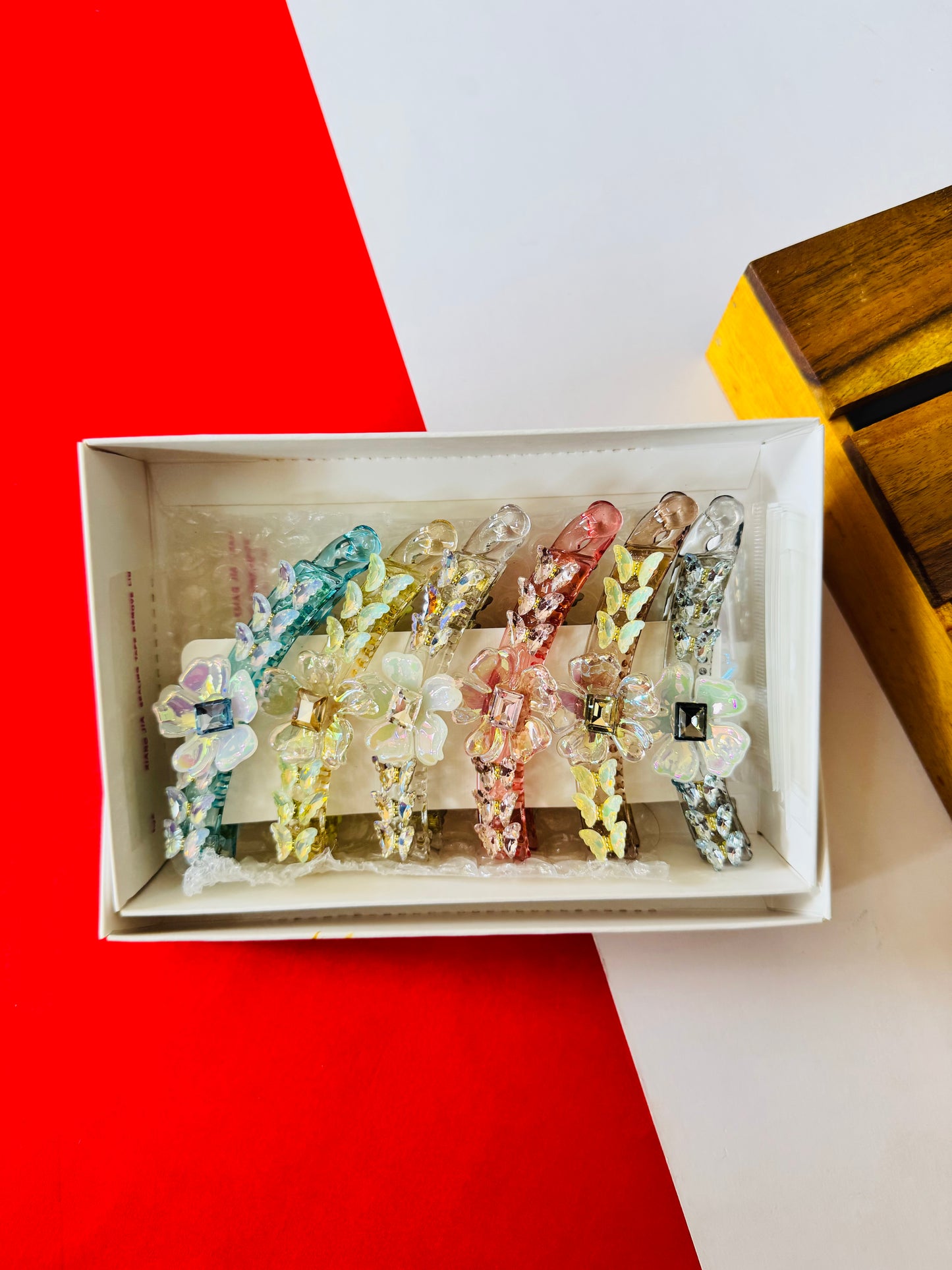 Flower partywear banana clips