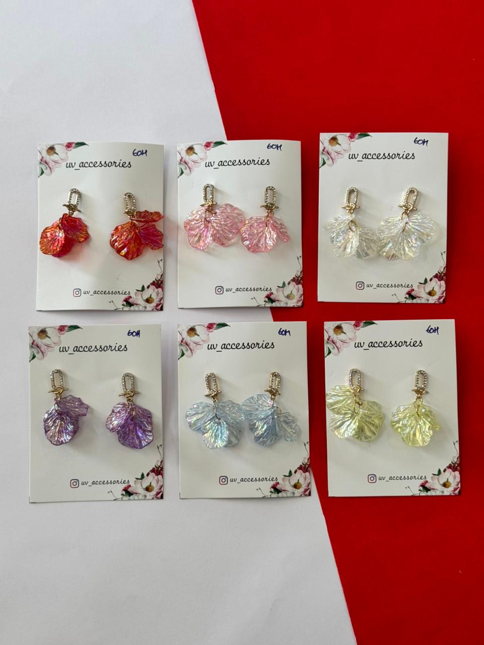 Petal earrings