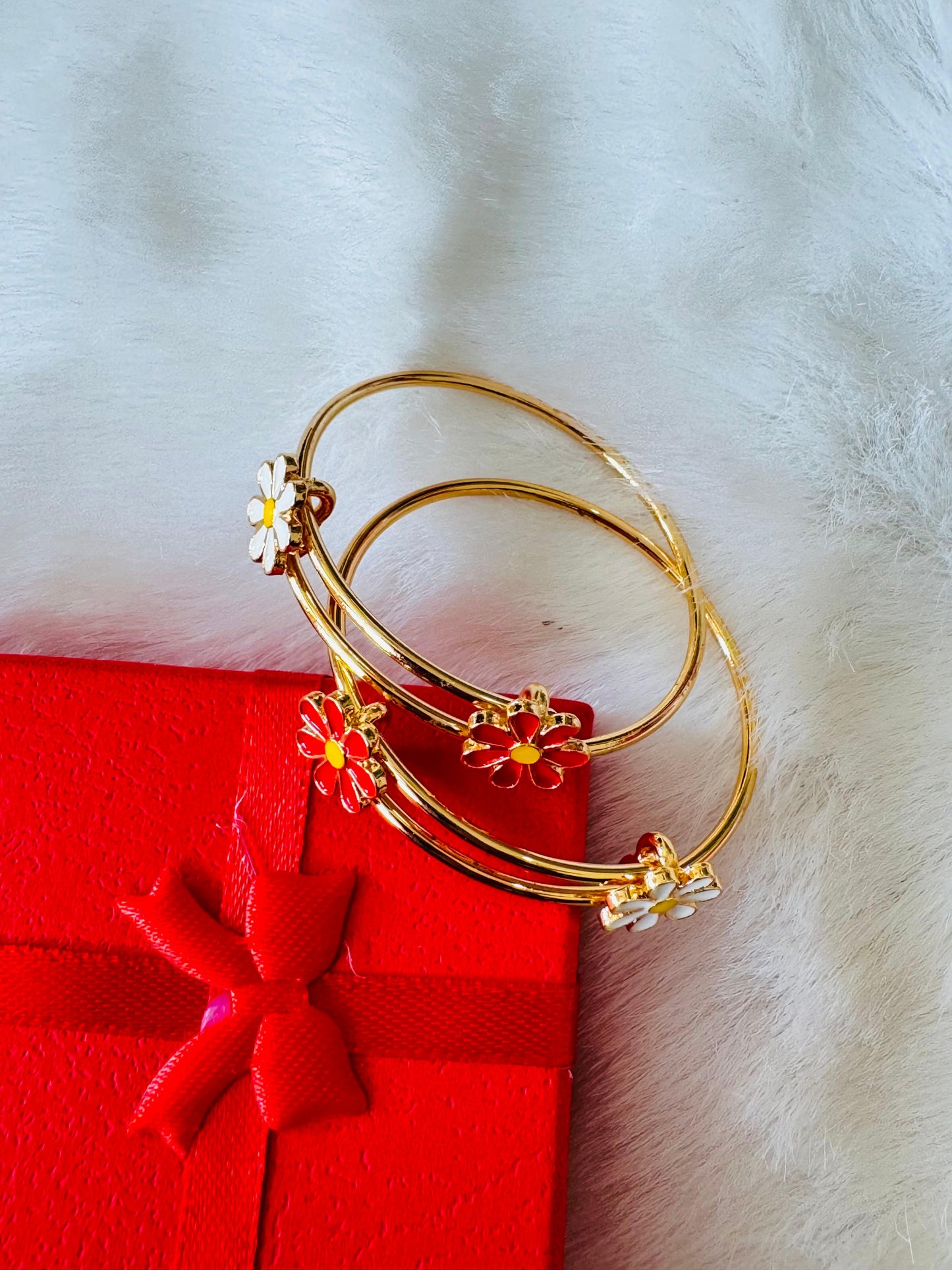 Flower kids kada set