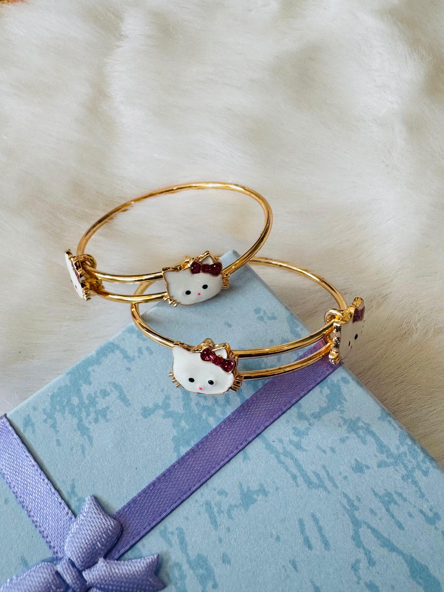 Bow kitty kids kada set