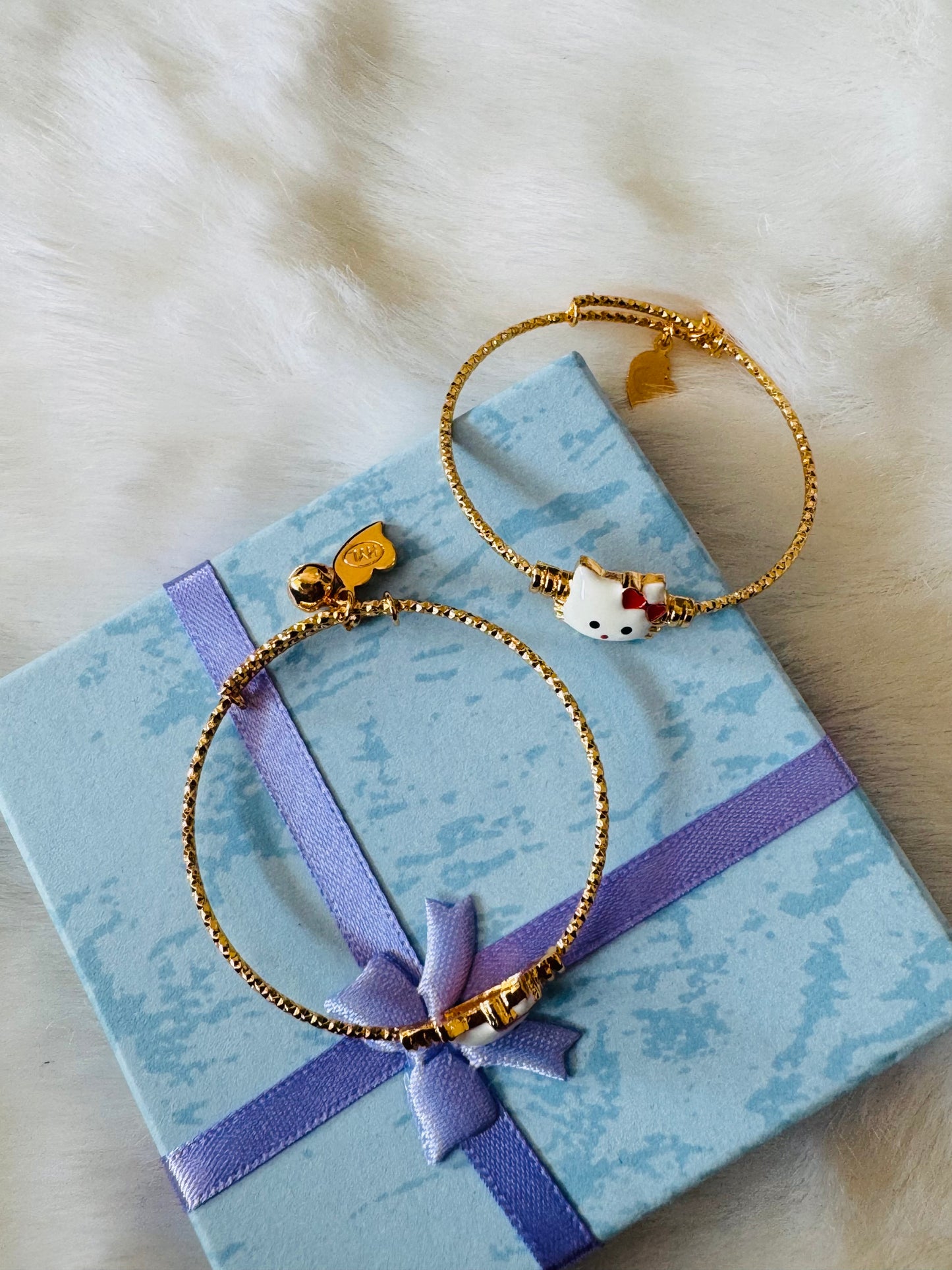 Kitty bow kids kada set