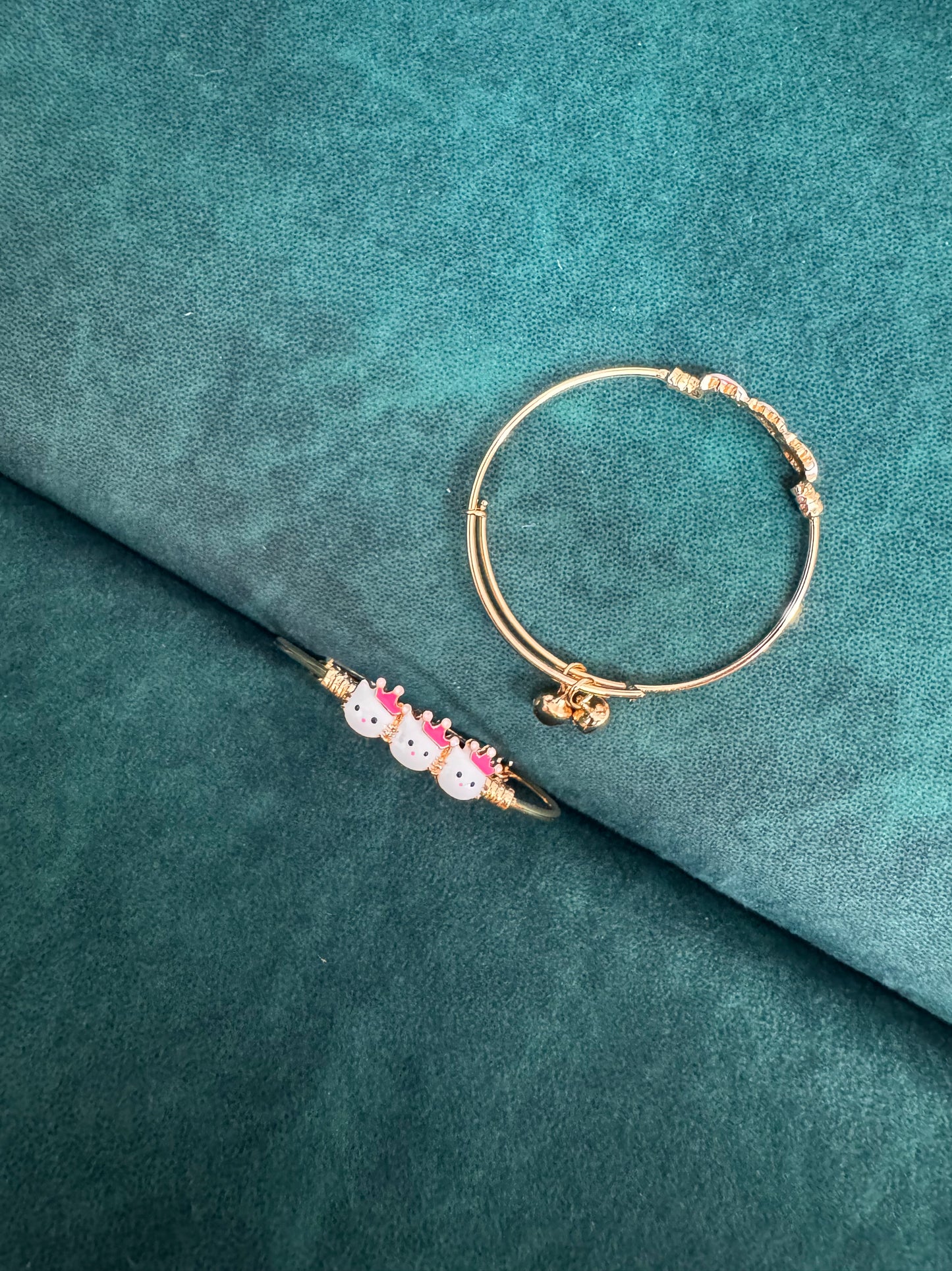 Crown kitty kids kada set