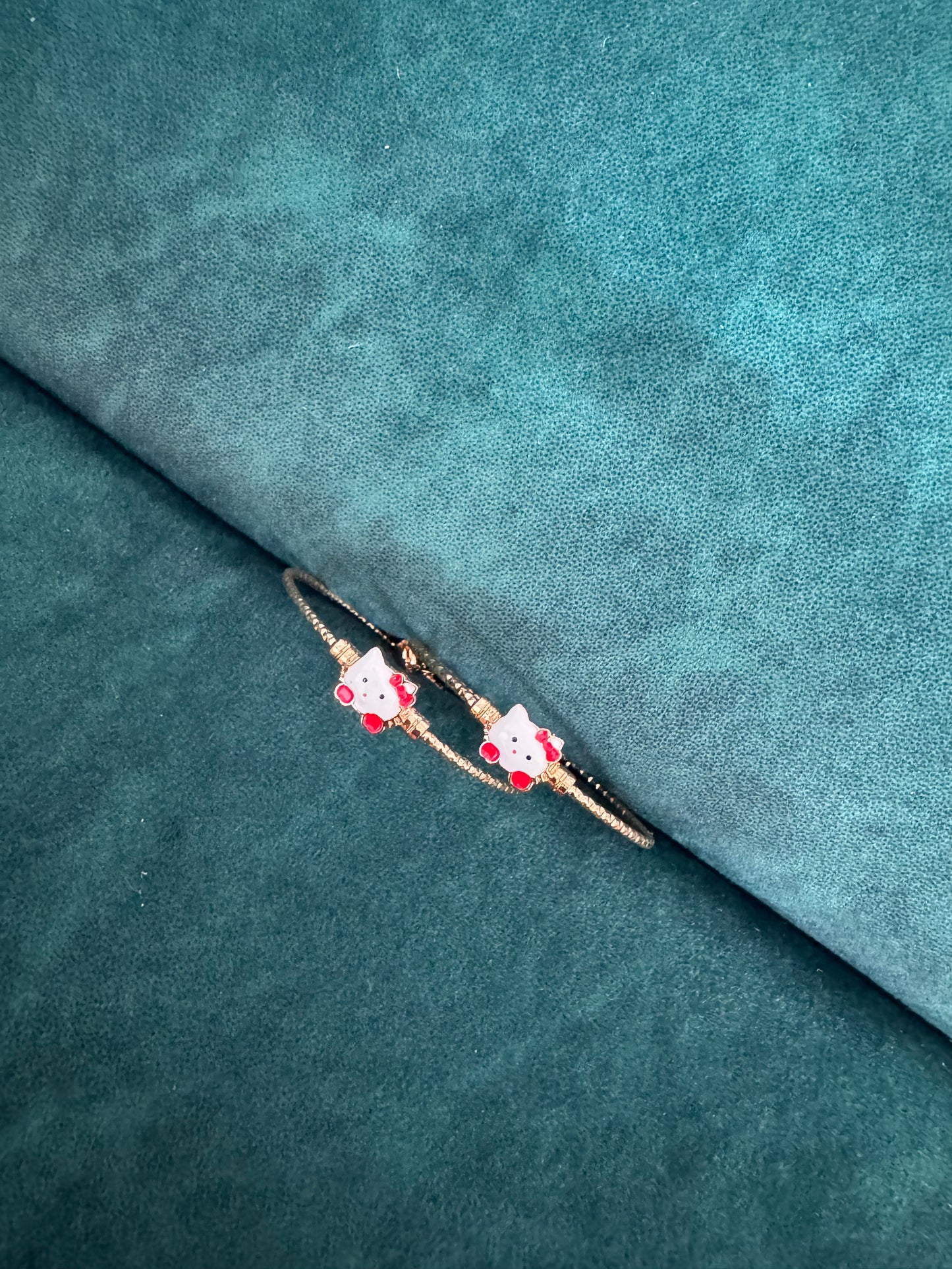 Red kitty kids kada set