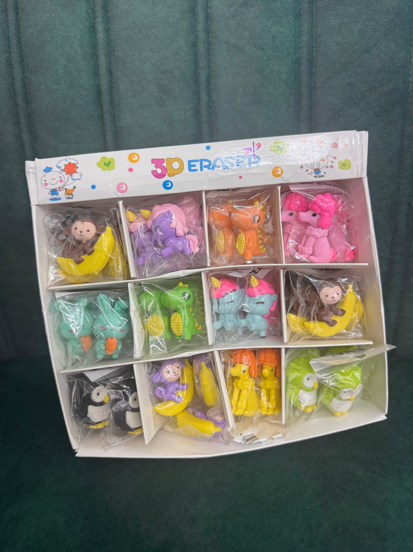 Character erasers mix