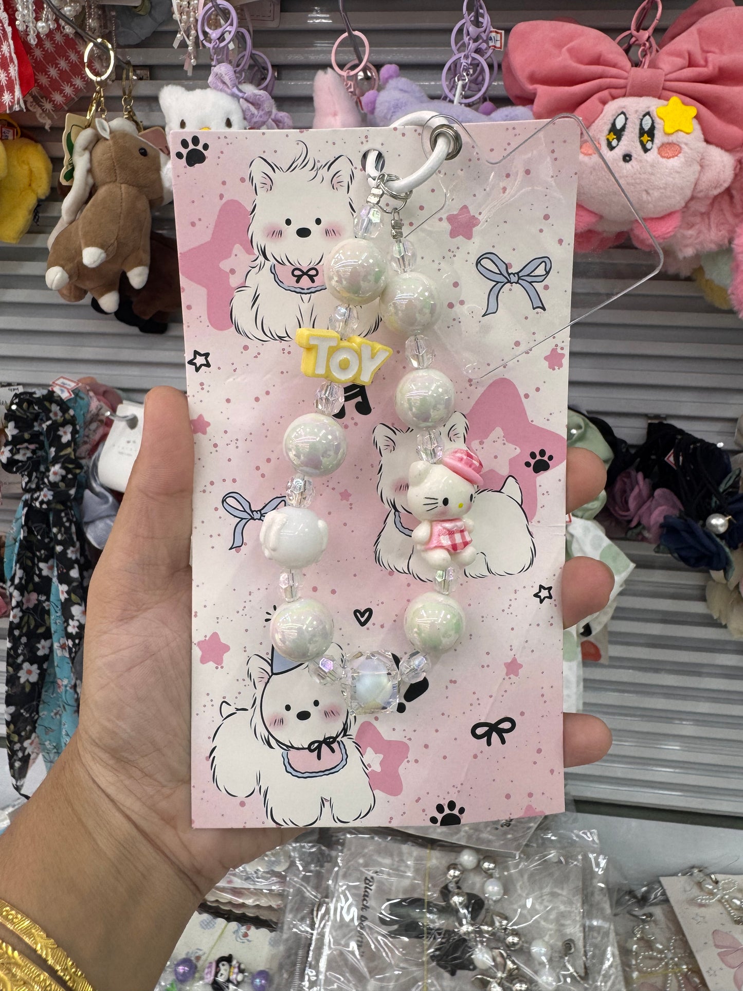 Sanrio beads phone charm