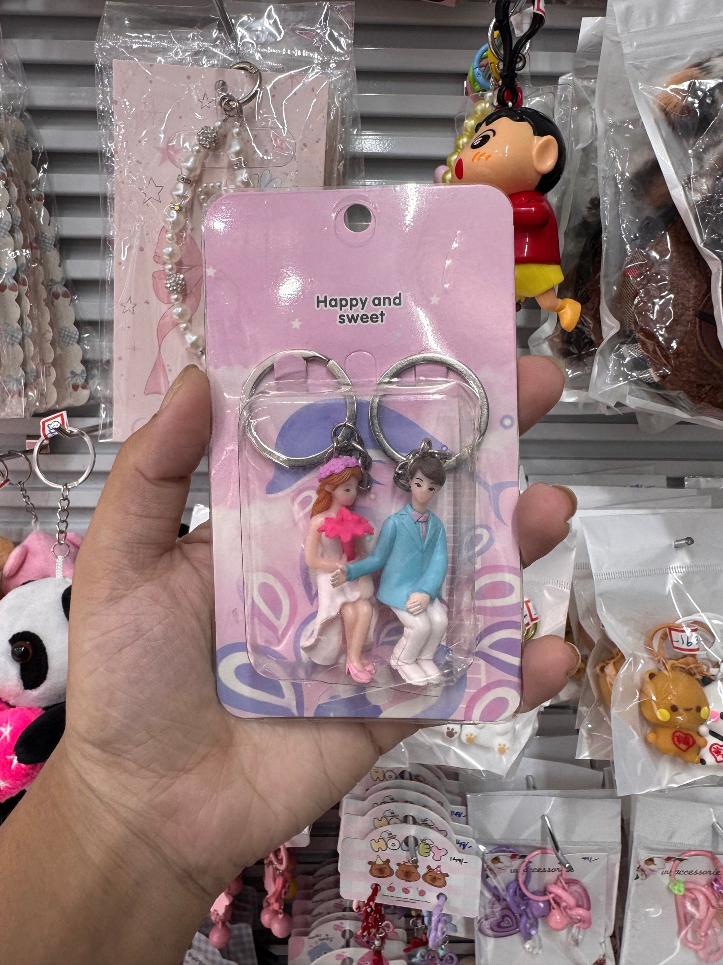 Couple keychains