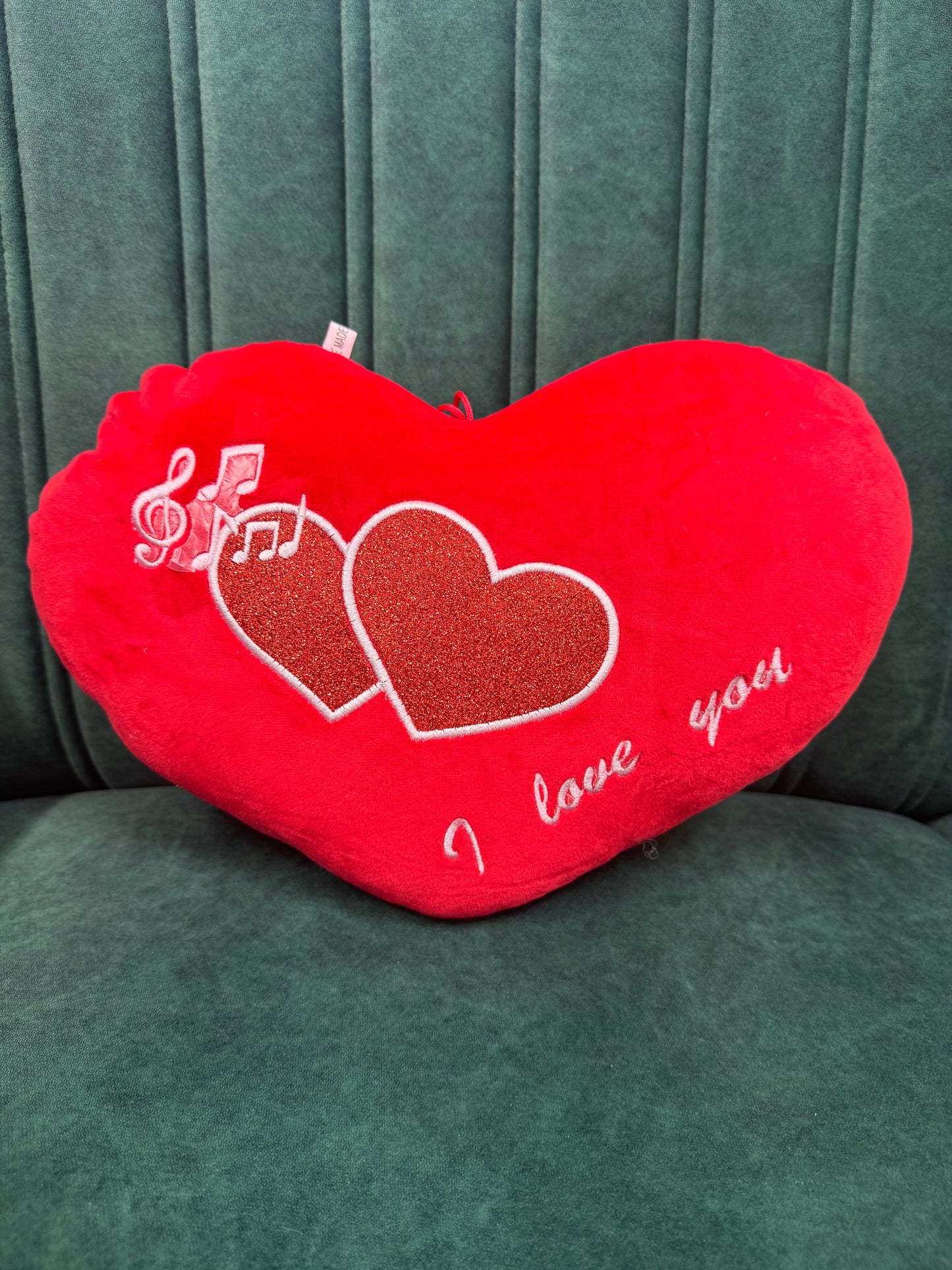 Valentine heart pillow