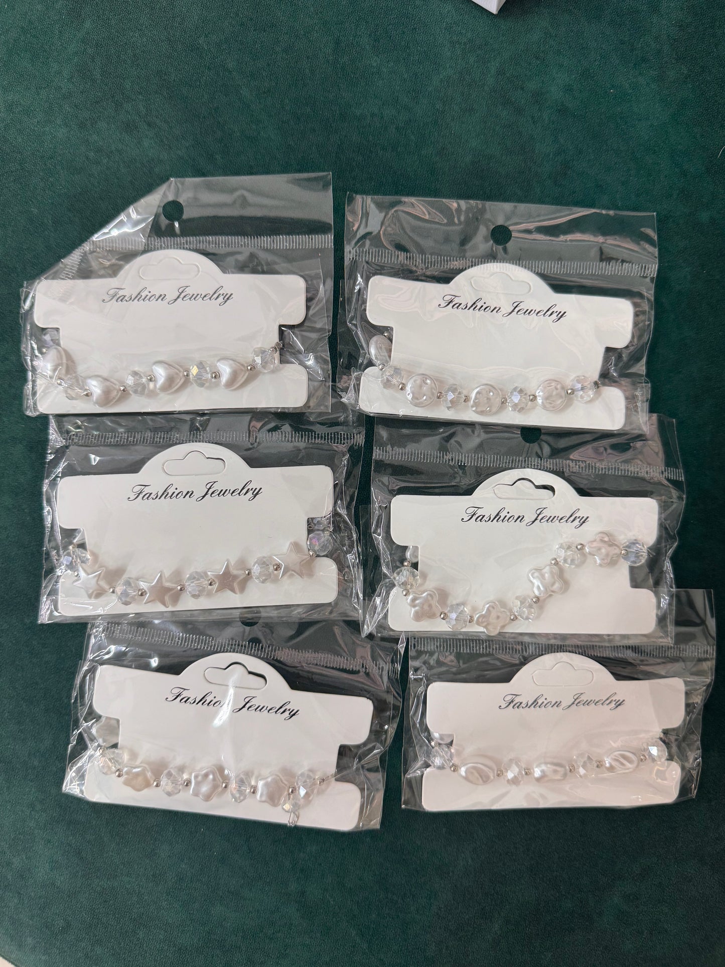Pearl adjustable bracelets silver