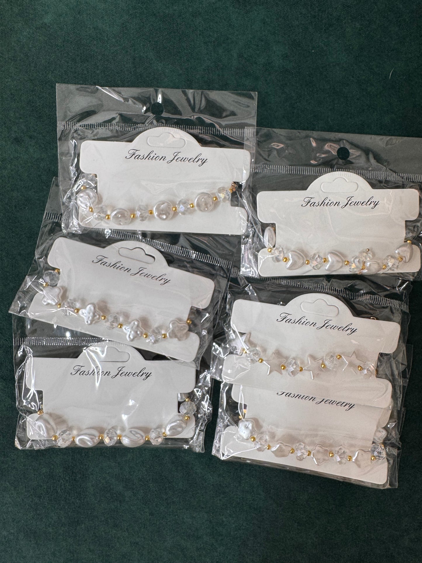 Pearl adjustable bracelets gold