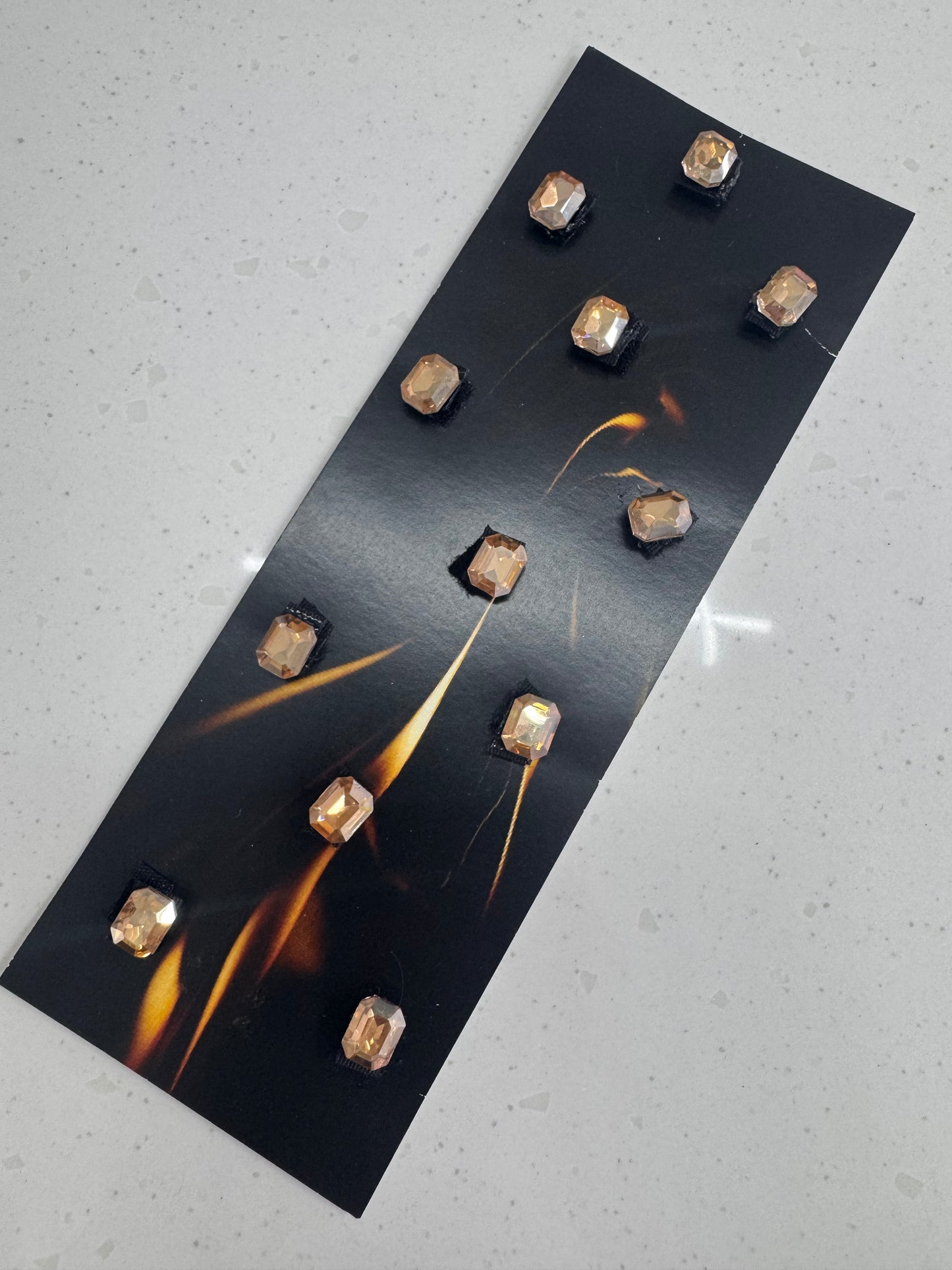 Gold stick ons
