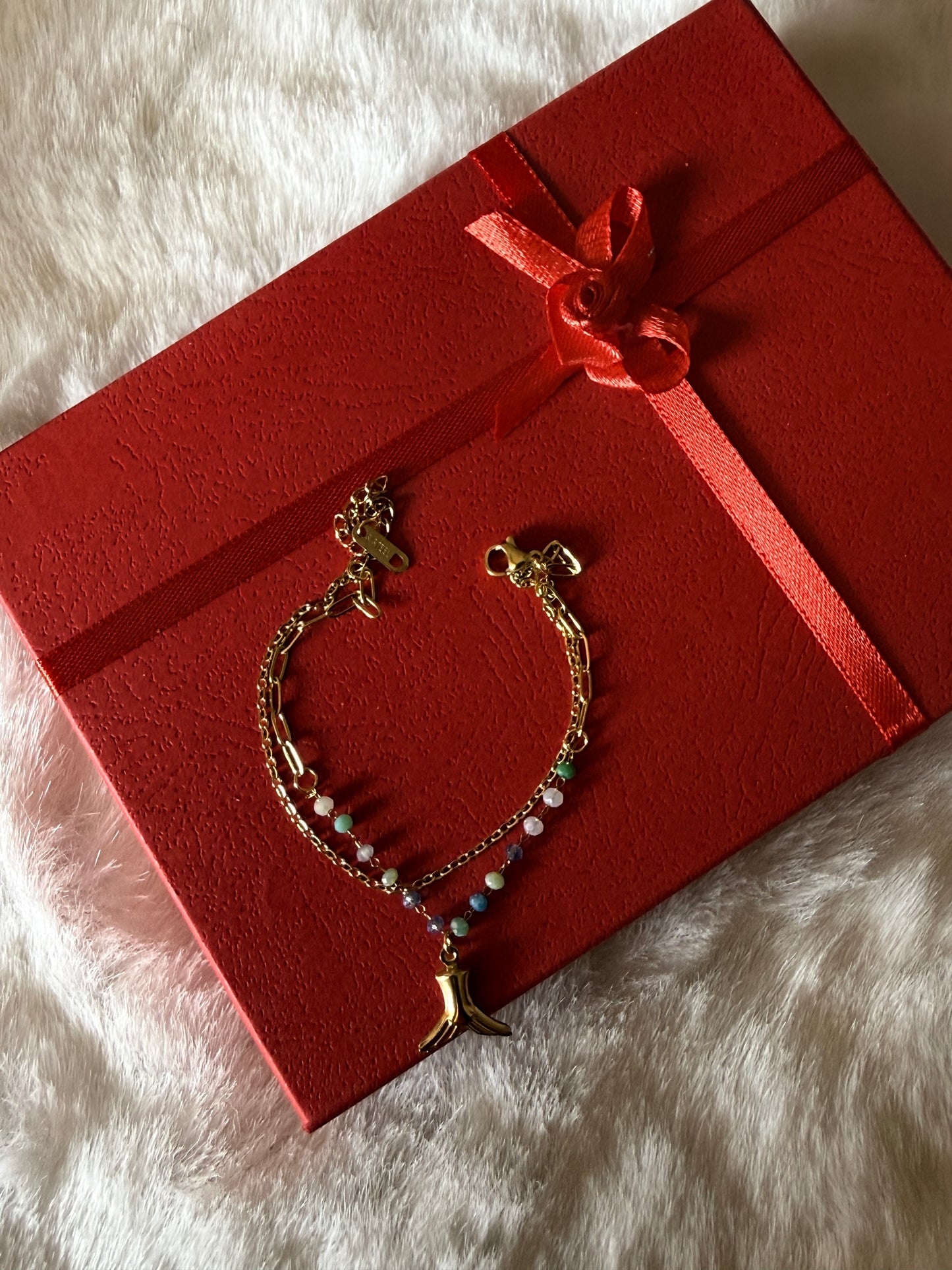 Fish beads anti tarnish bracelet