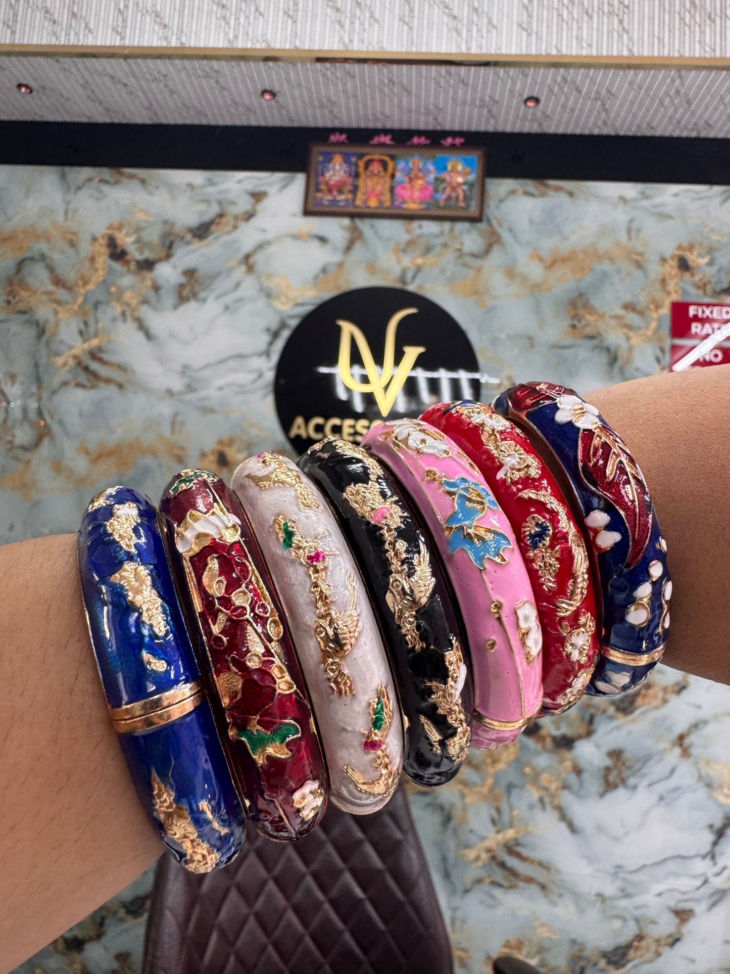 Meenakari bangles