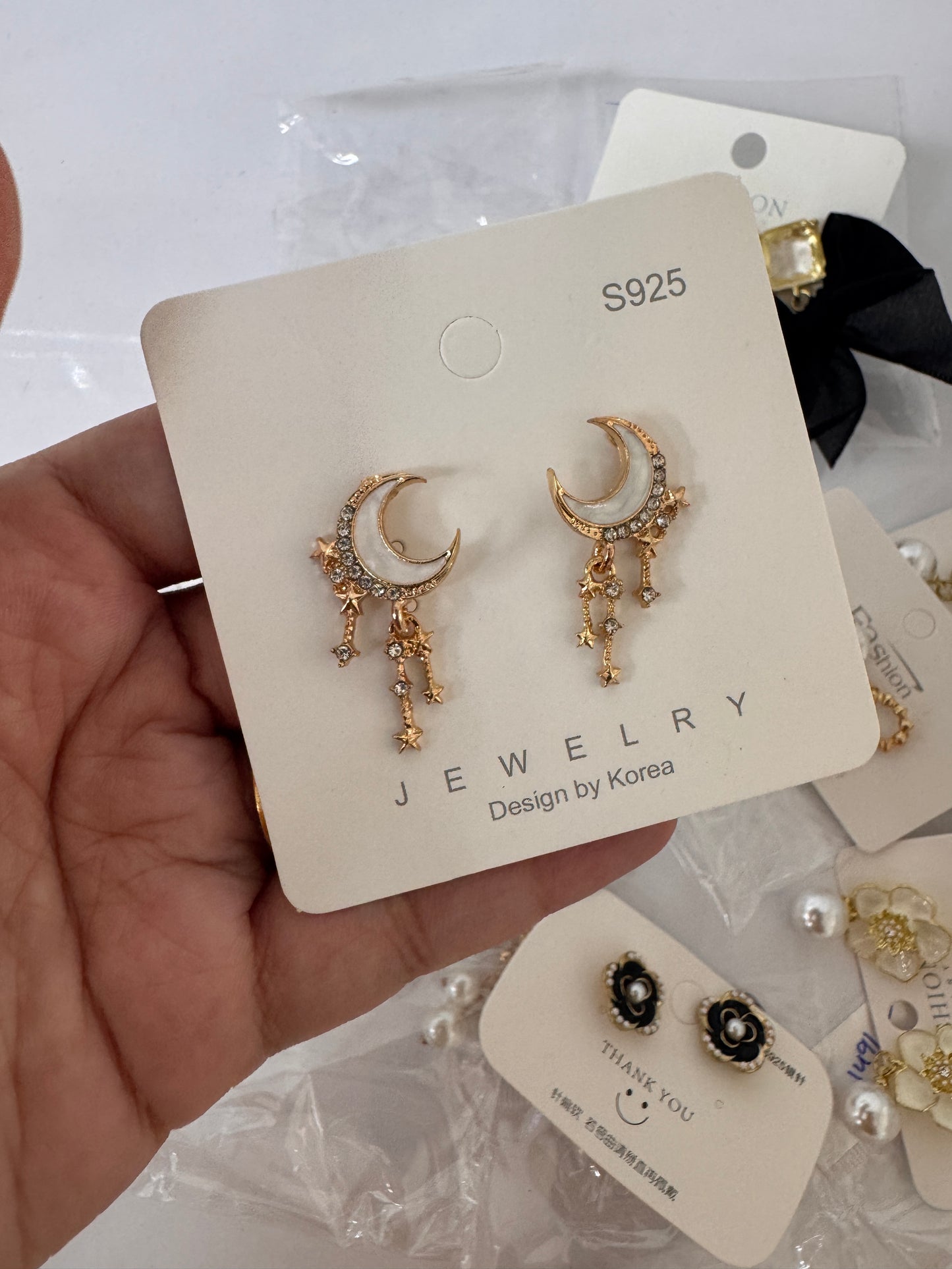 Moon earrings