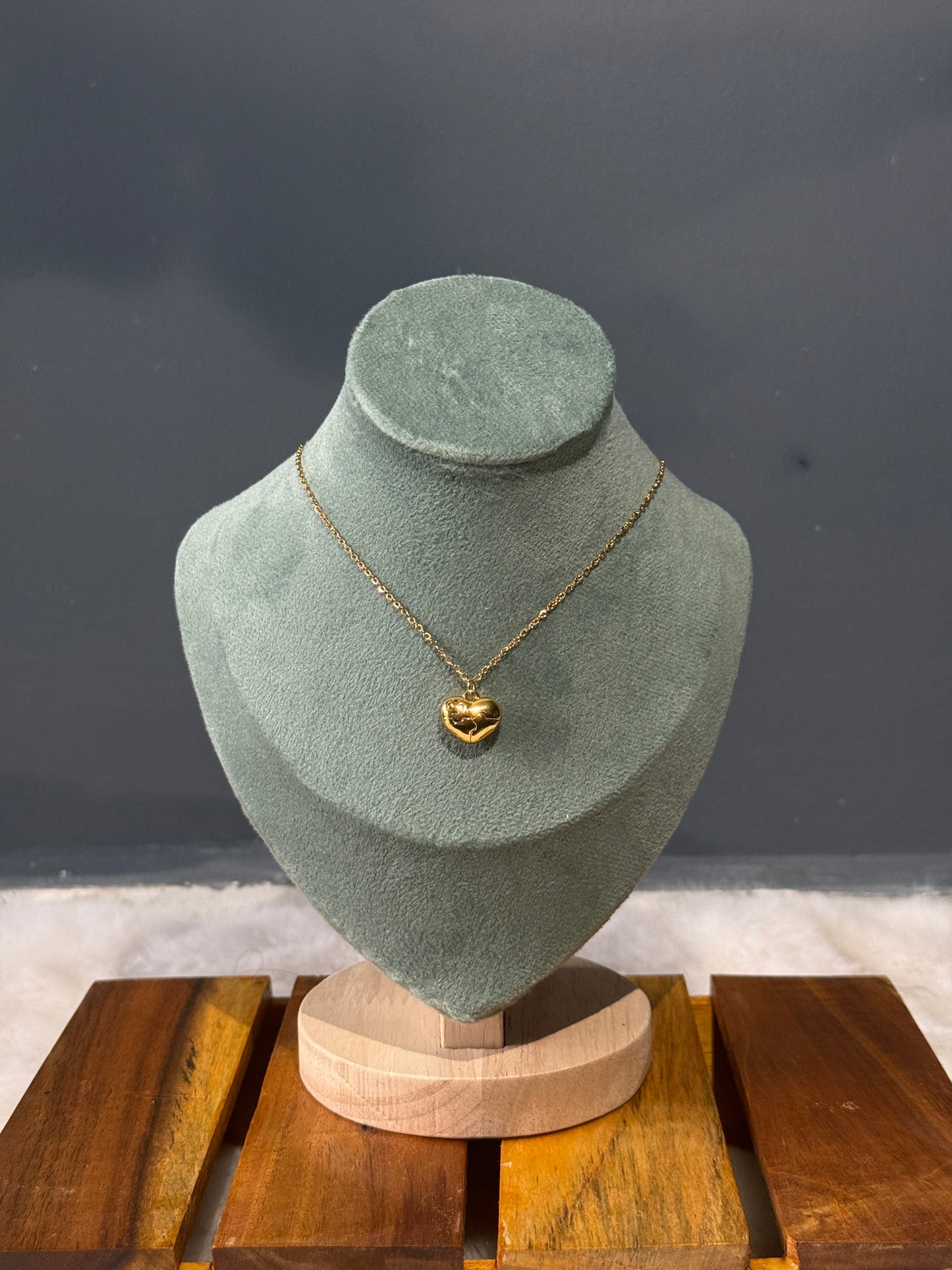 Heart anti tarnish chains