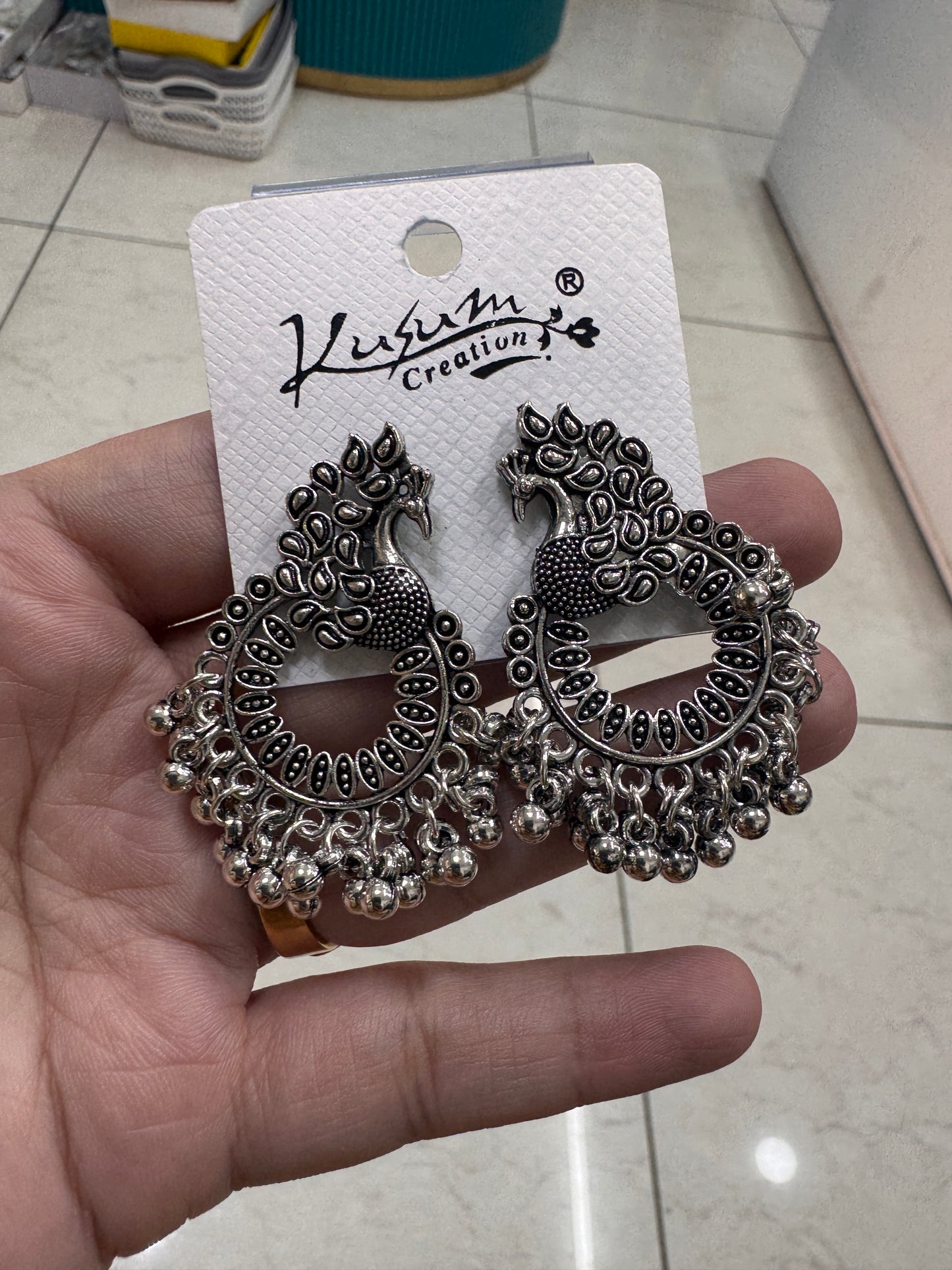 Peacock chandbalis