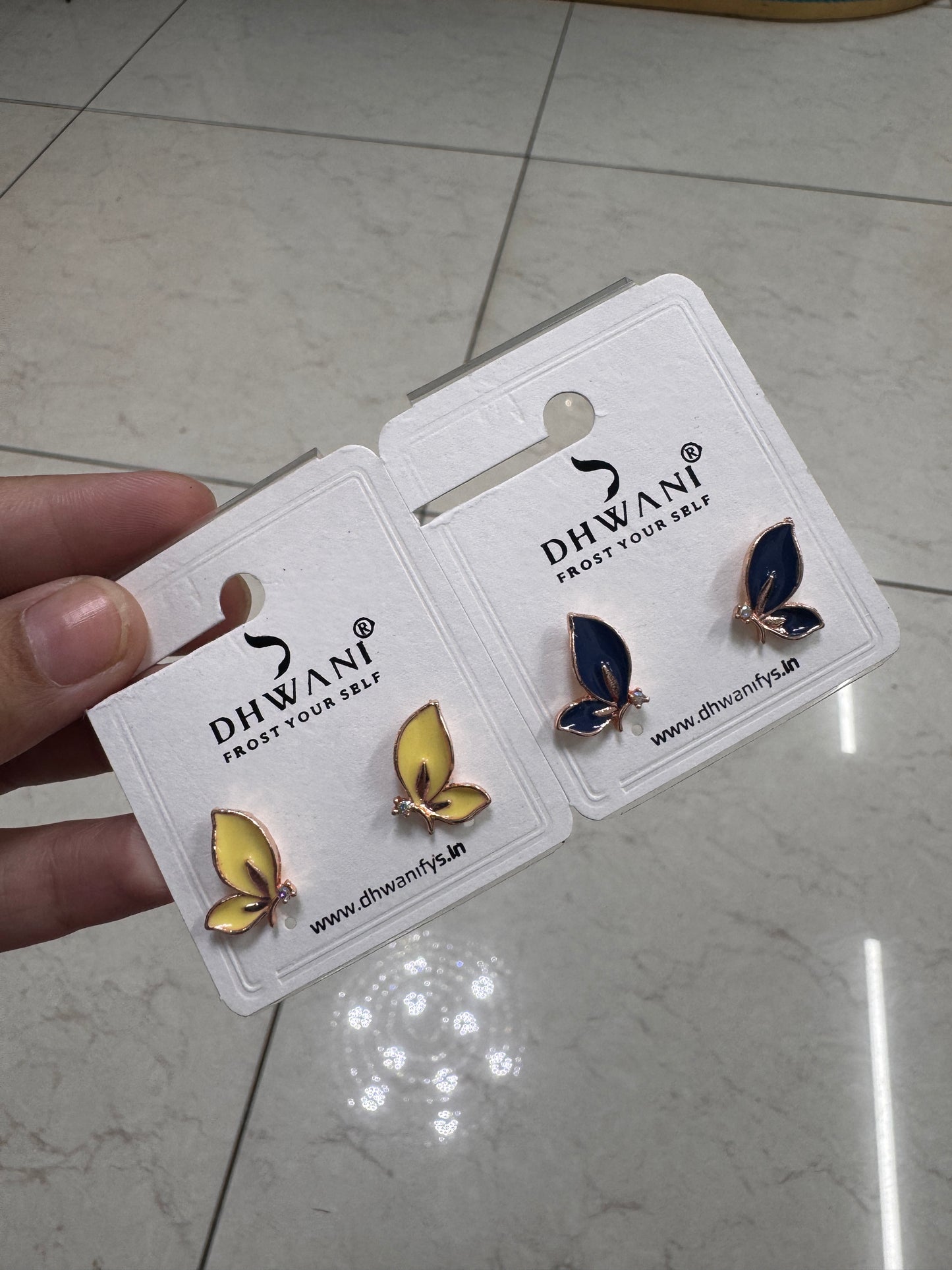Mini butterfly studs