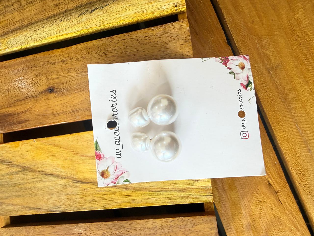 Pearl earrings