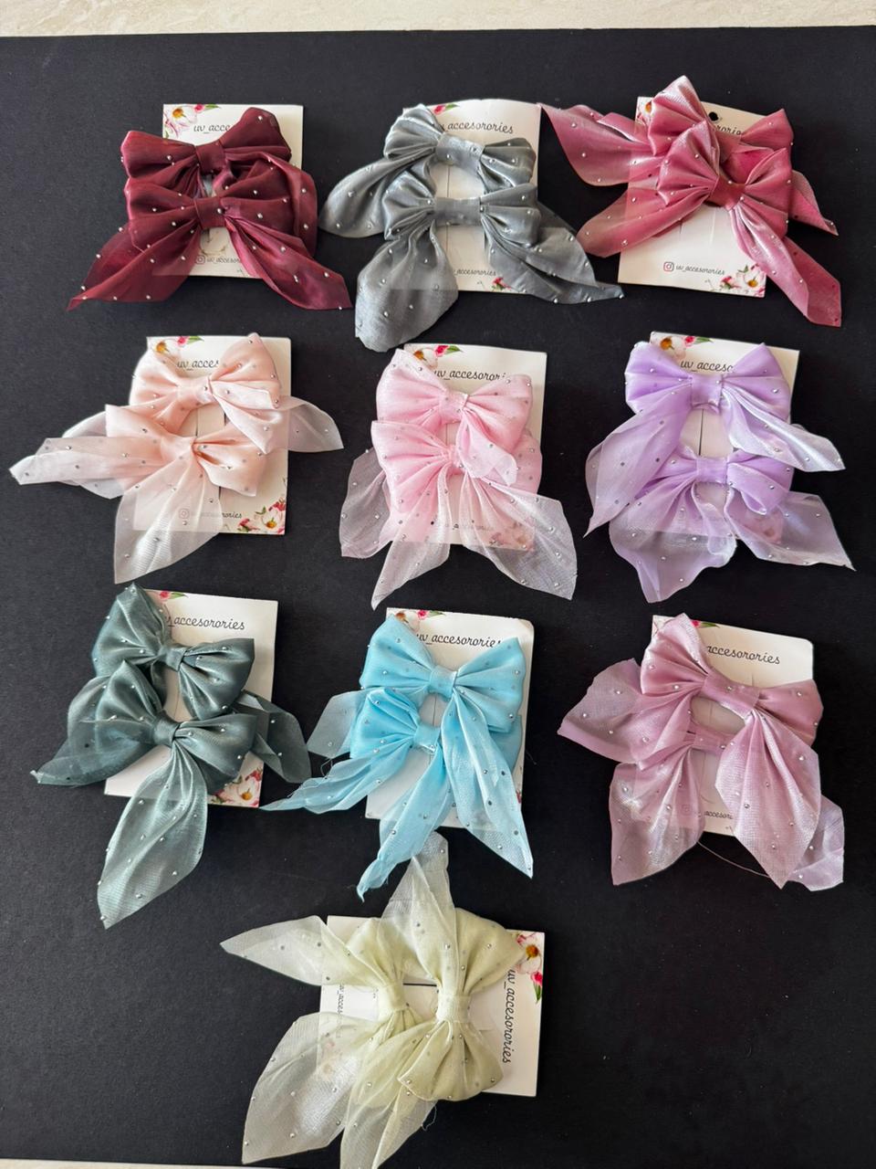 Tissue bow clips