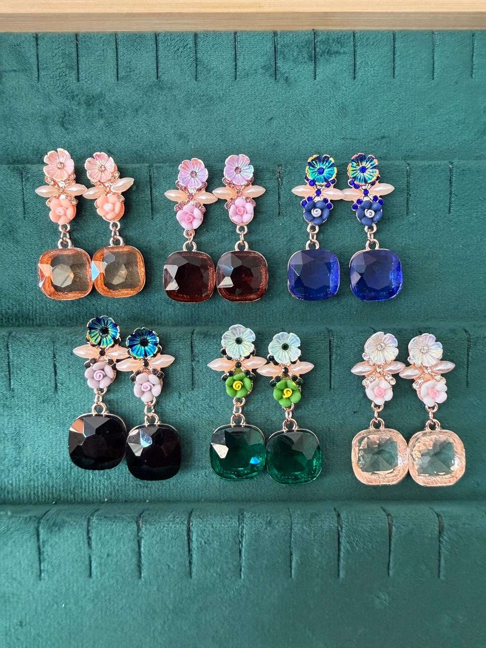 Stone flower hangings