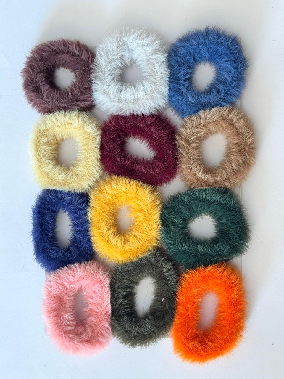 Fur bands set of 6