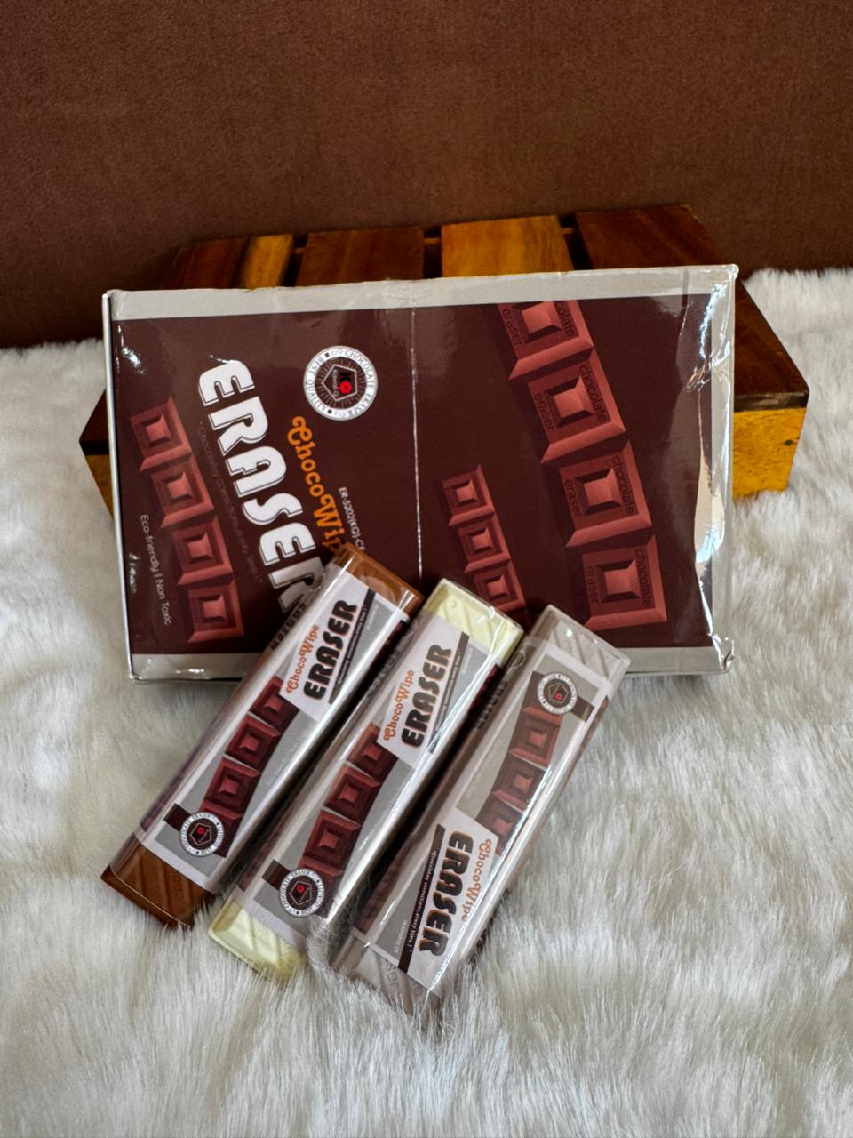 Chocolate bar eraser