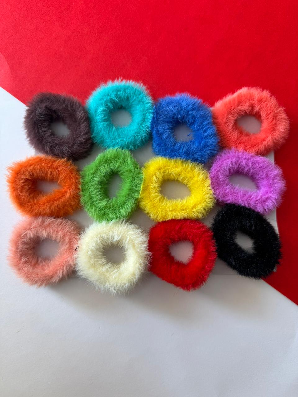 Fur bands set of 6