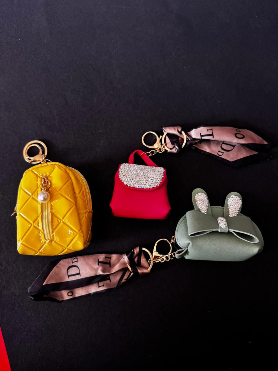 Coin pouch keychains