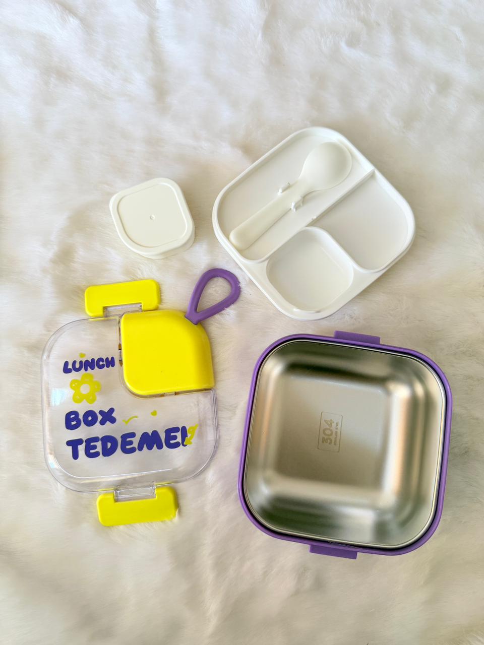 Tedeme lunch box purple