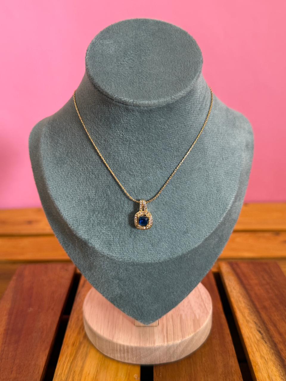 Blue stone chain