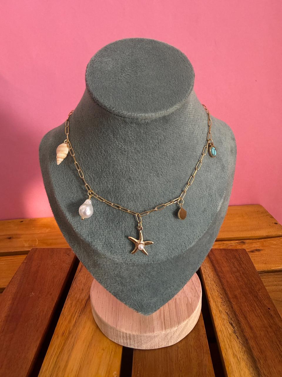 Star charms link chain