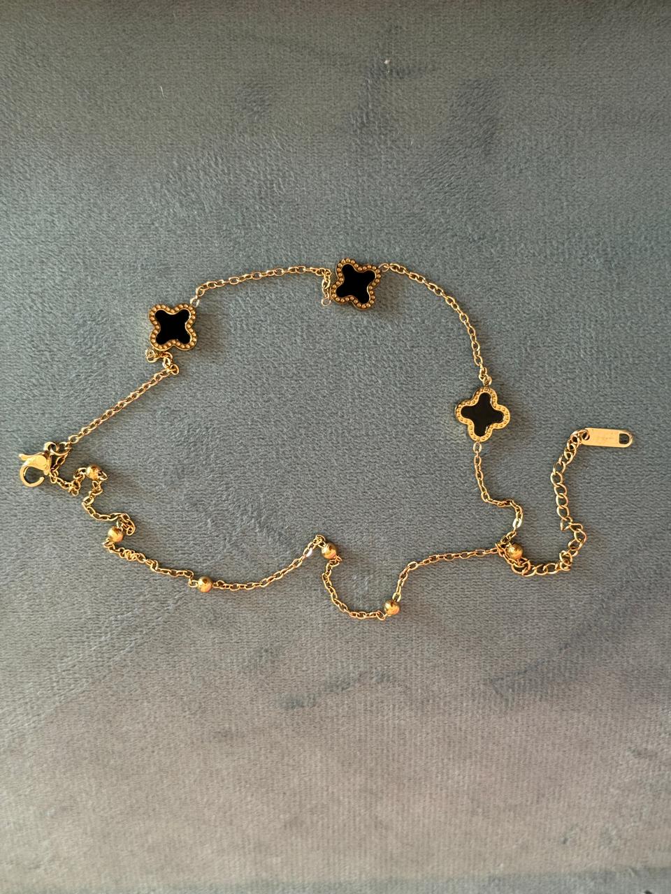 Clove double chain bracelet