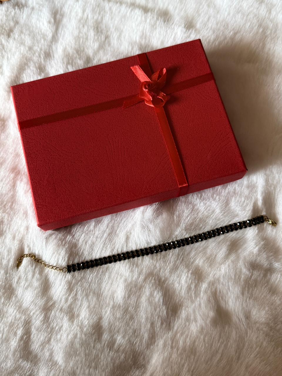 Black stone bracelet