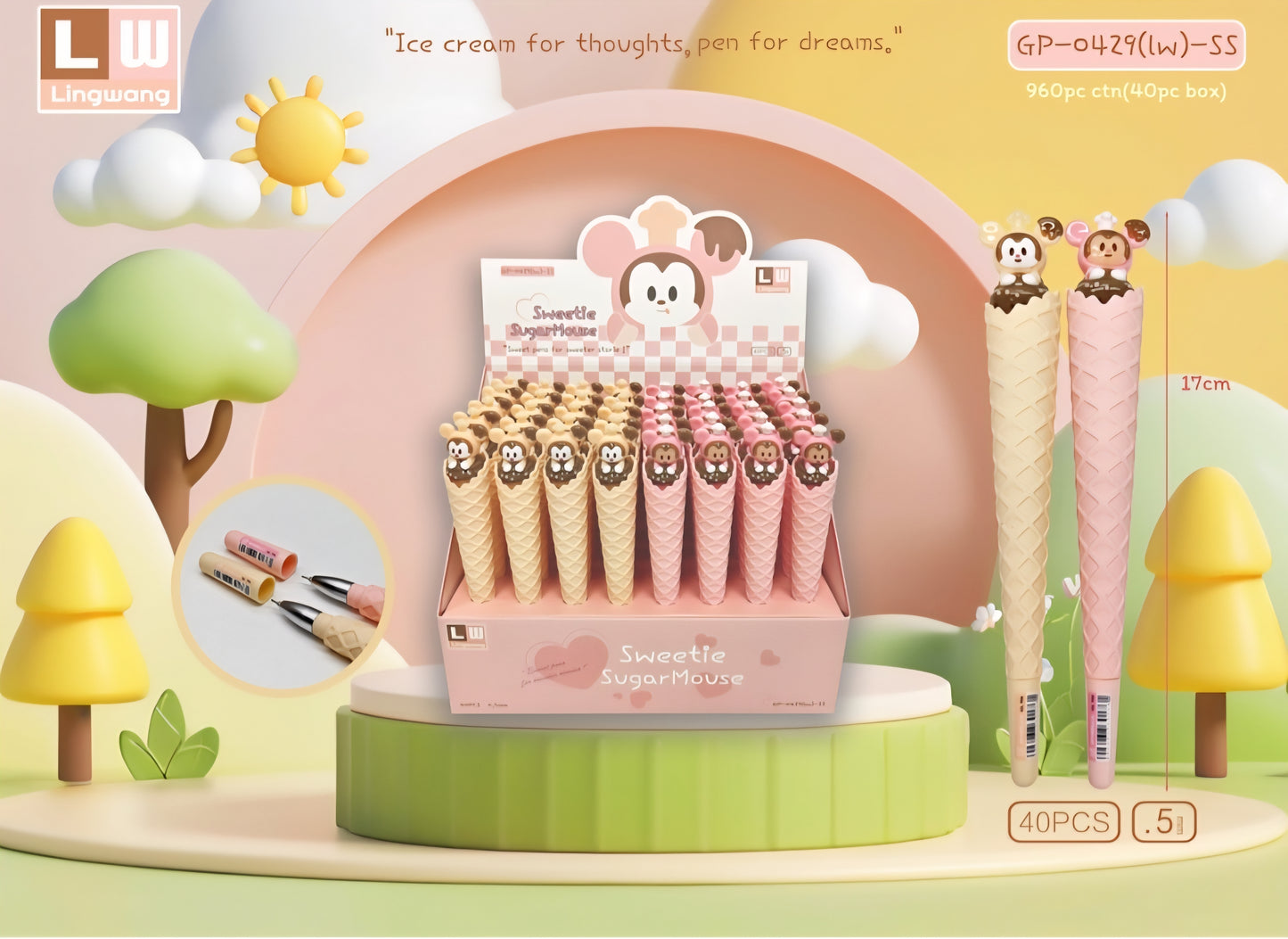 Mickey cone pens