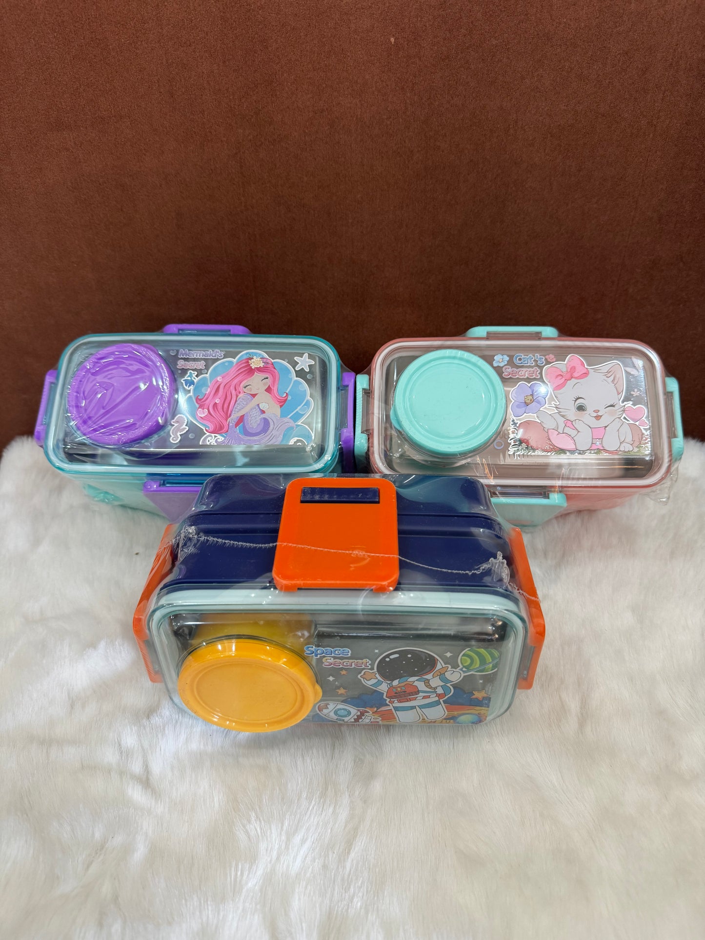 Double layer stainless steel lunchbox