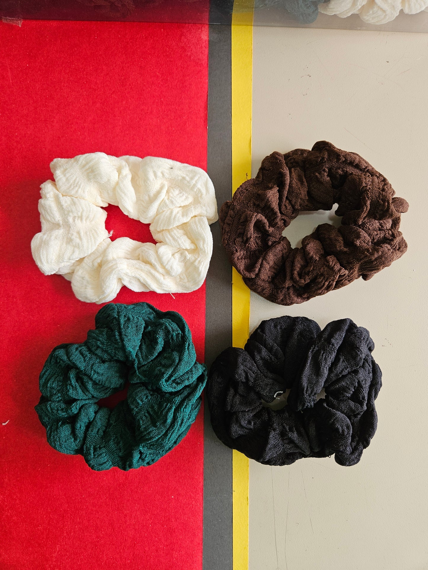 Plain jumbo scrunchie