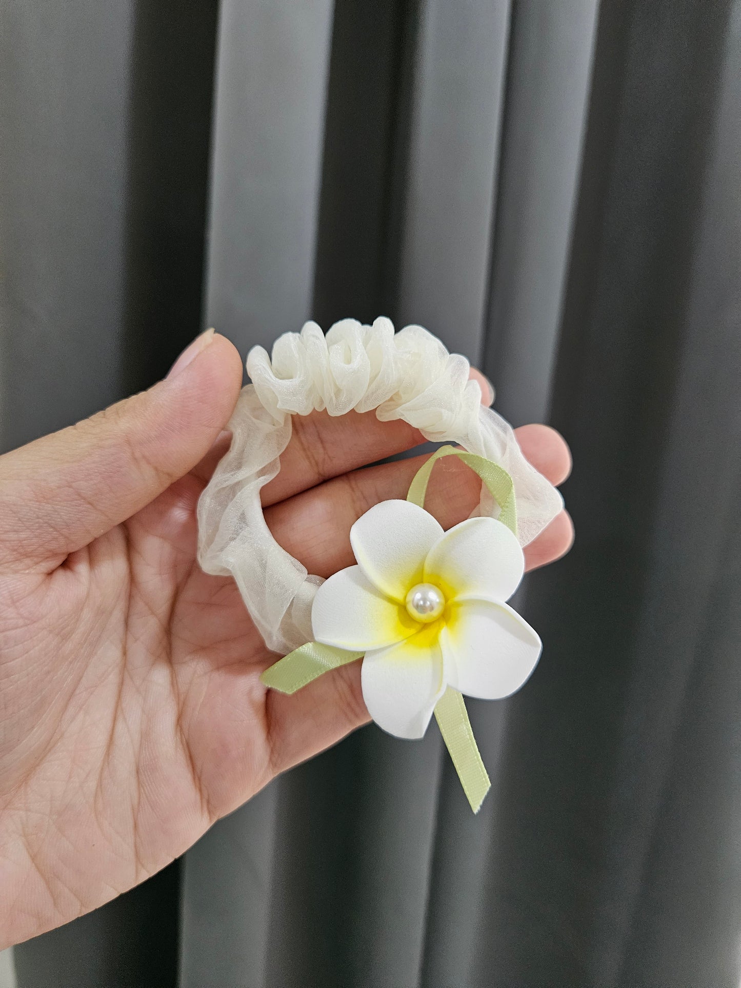 Organza flower band