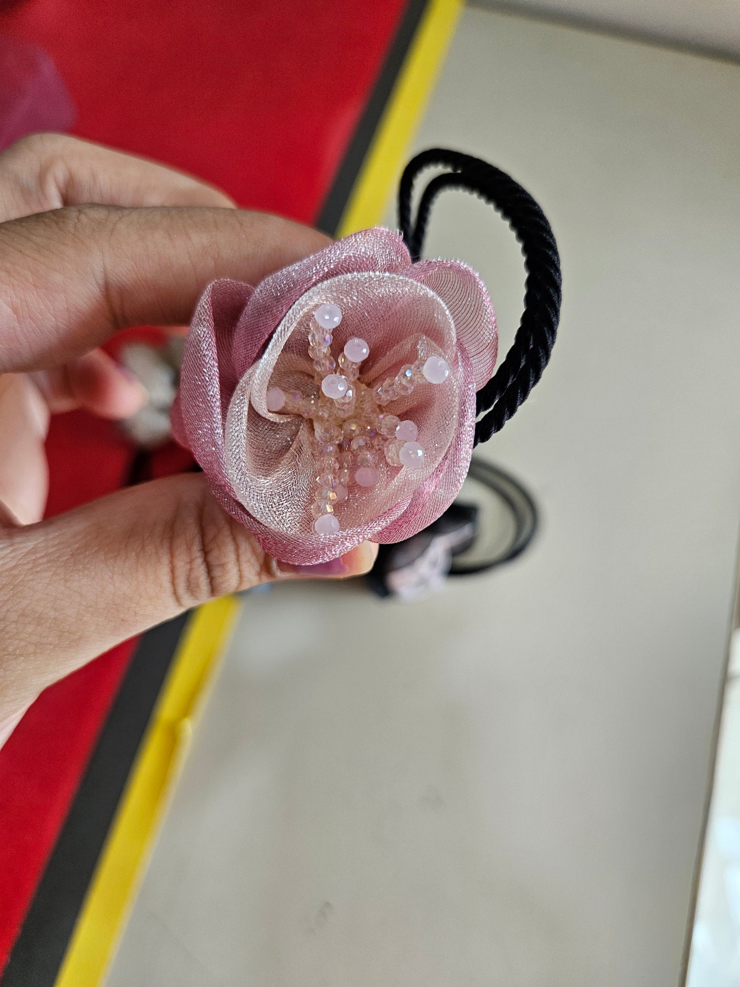 Organza stone bands