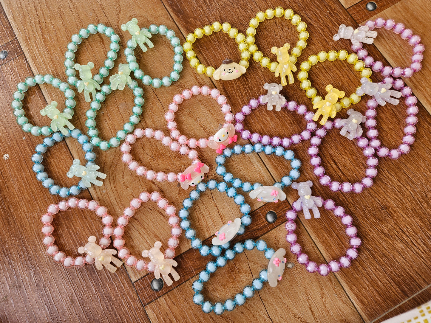 Doll beads bracelet