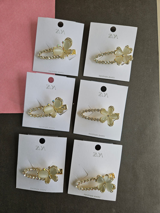 Zaya partywear alligator clips