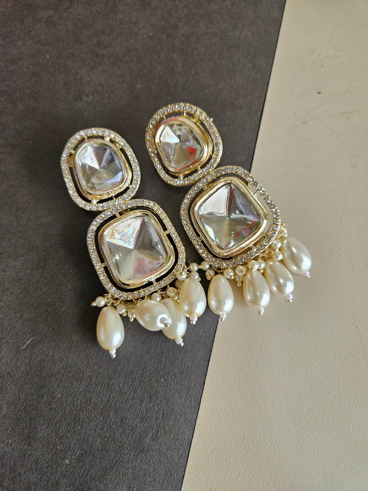 Exclusive kundan earrings