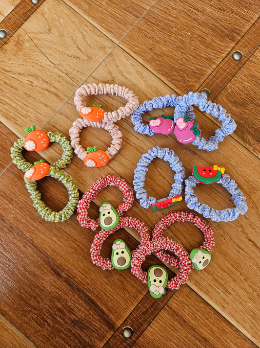 Fruit scrunchies