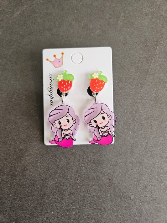 Funky press on earrings