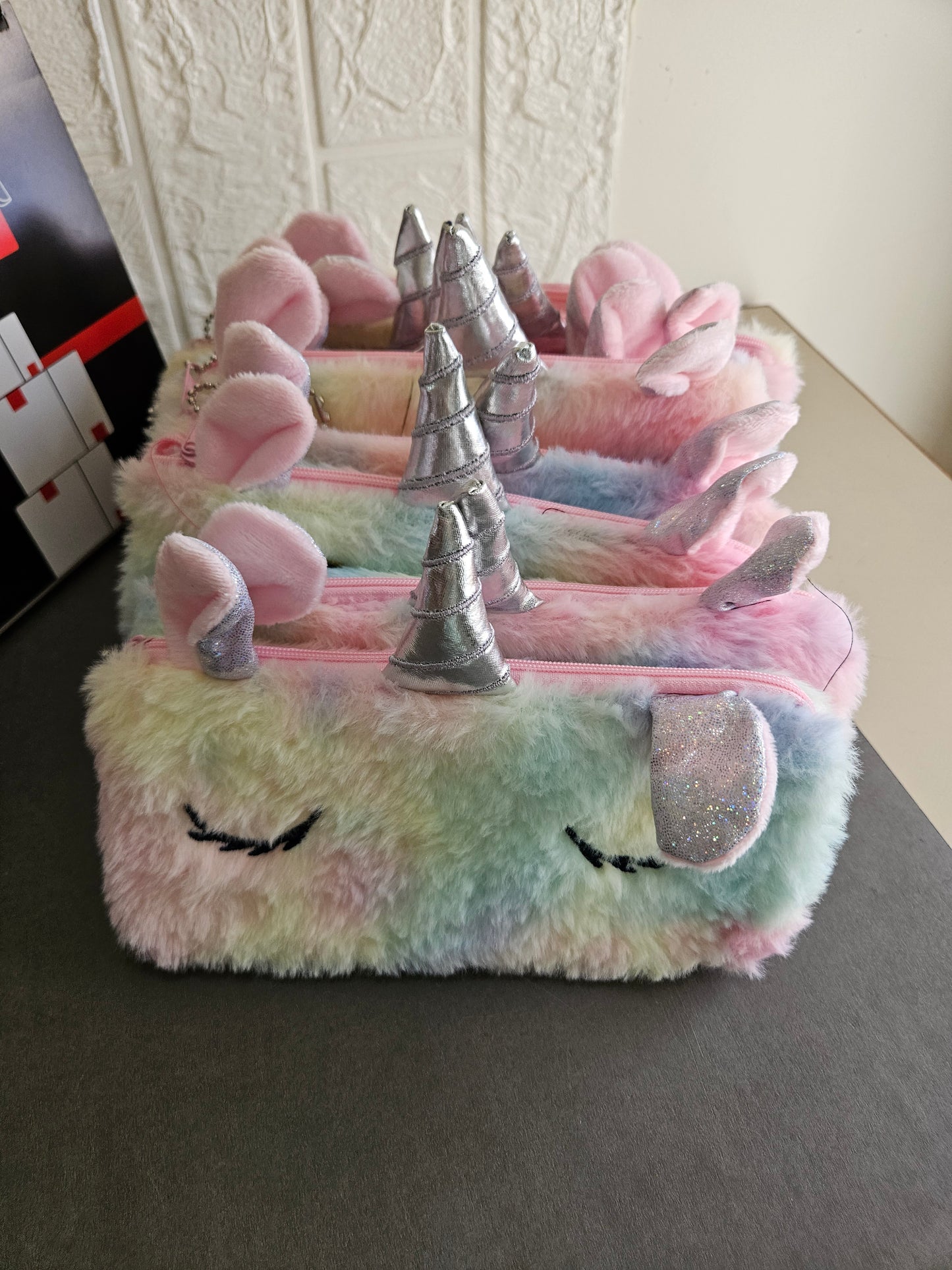 Unicorn fur utility pouch