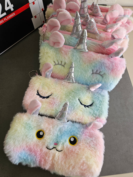 Unicorn fur utility pouch